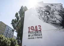 Mural wołyński na Woli