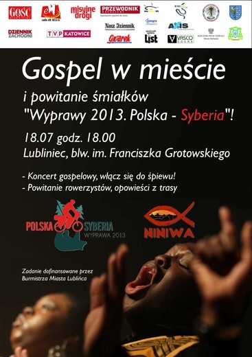 "Gospel w mieście" i przywitanie śmiałków? 