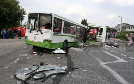 18 zabitych w wypadku autobusu