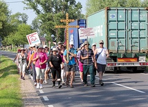  Od 6 do 11 lipca pielgrzymi przeszli ponad 120 km z Bieżunia do sanktuarium w Niepokalanowie