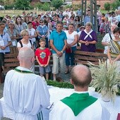  Co roku w gościnnych Krzewinach pod przydrożnym krzyżem  obok przystanku autobusowego odprawiana jest Msza św.,  po której w tym roku poświęcono grotę Matki Bożej.  Wybudowali ją mieszkańcy, a pielgrzymi przynieśli figurę