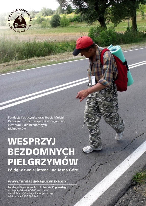 Pielgrzymka bezdomnych na Jasną Górę