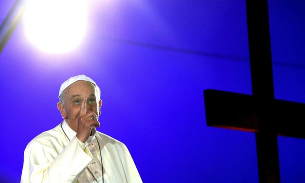 Młodzież powitała Franciszka 