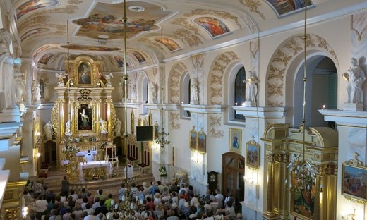 Odsłonięcie łaskami słynącej Piety.