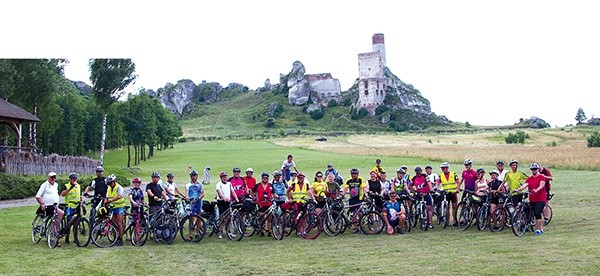 Czas rowerowej pielgrzymki był również okazją do zwiedzania pięknych zakątków Polski 