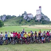 Czas rowerowej pielgrzymki był również okazją do zwiedzania pięknych zakątków Polski 