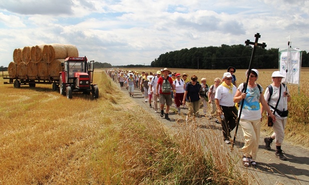 Hinduski idą z Rybnika na Jasną Górę