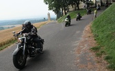 Motocykliści na Górze św. Anny