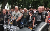 Motocykliści na Górze św. Anny