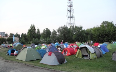 Miejsce noclegu grupy błękitnej