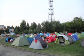 Miejsce noclegu grupy błękitnej