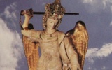 Figura św. Michała z groty na górze Gargano