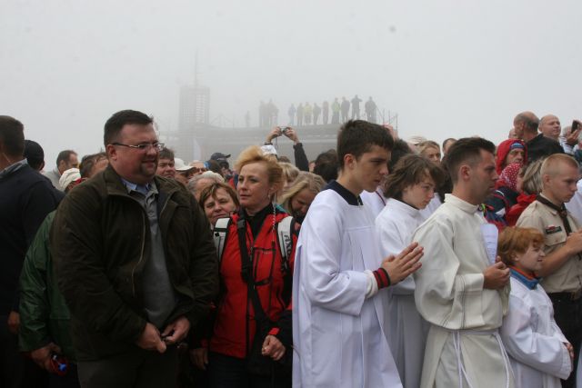 Msza św. na Śnieżce