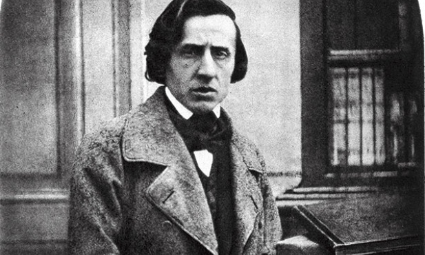 Fryderyk Chopin. Fotografia Louisa Augusta Bissona z 1849 r. wykonana krótko przed śmiercią