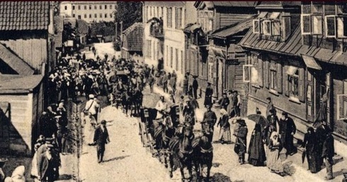 Jedno ze zdjęć z ekspozycji: „Mława przed 1 września 1939 roku – miasto, którego nie ma" 