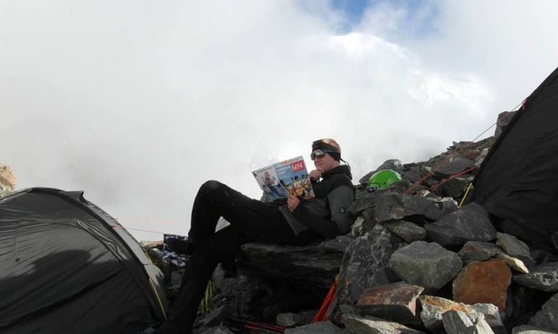 "Gość" na Mt. Blanc