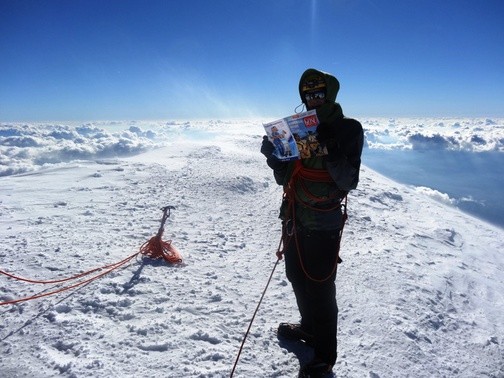 "Gość" na Mt. Blanc