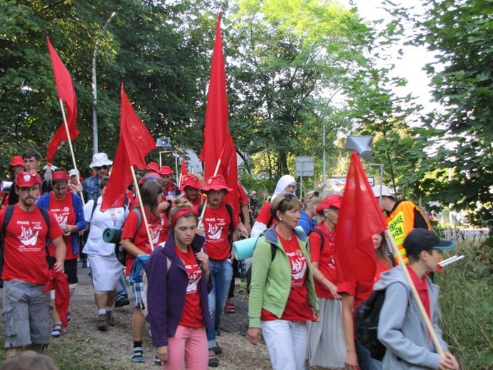 Pielgrzymi 18. ŁPPM na Jasnej Górze