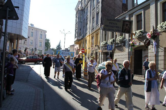 Pożeganie pielgrzymów w Tarnowie 