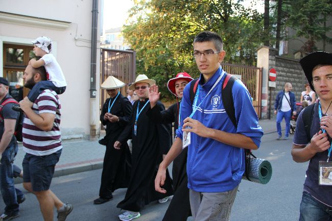 Pożeganie pielgrzymów w Tarnowie 