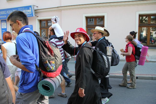 Pożeganie pielgrzymów w Tarnowie 