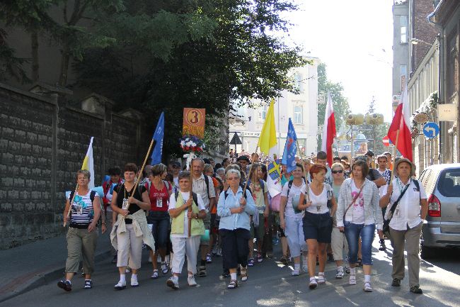 Pożeganie pielgrzymów w Tarnowie 