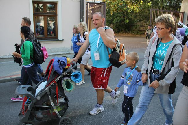 Pożeganie pielgrzymów w Tarnowie 