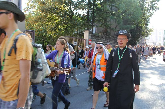 Pożeganie pielgrzymów w Tarnowie 