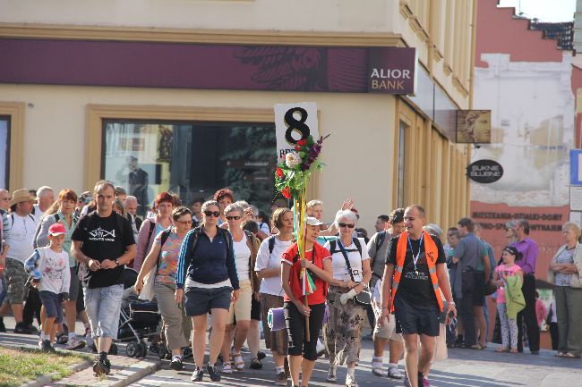 Pożeganie pielgrzymów w Tarnowie 