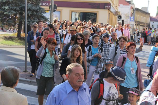 Pożeganie pielgrzymów w Tarnowie 