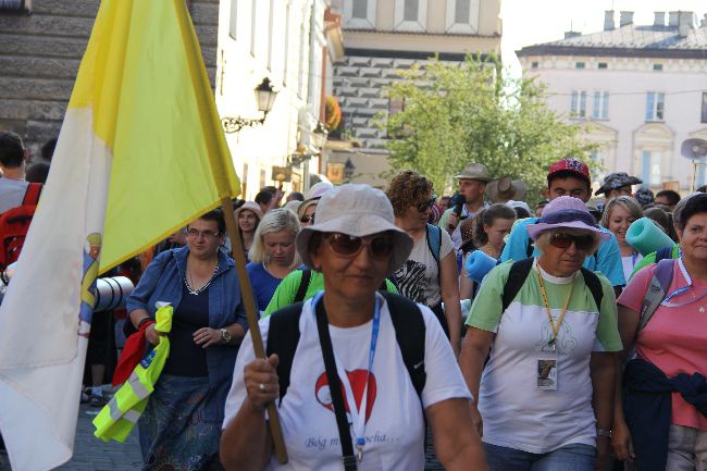 Pożeganie pielgrzymów w Tarnowie 