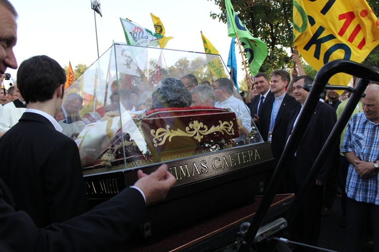 Pożegnanie relikwii św. Jana Bosko