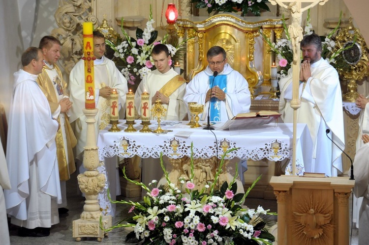 Ks. Jarosław Cielecki w Piskorzowie