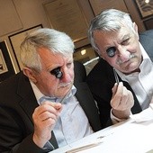 Bracia Zdzisław i Lesław Janiccy razem grali w teatrze i razem pracują jako szlifierzy