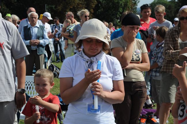 Eucharystia przed jasnogórskim szczytem