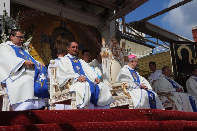 Eucharystia przed jasnogórskim szczytem