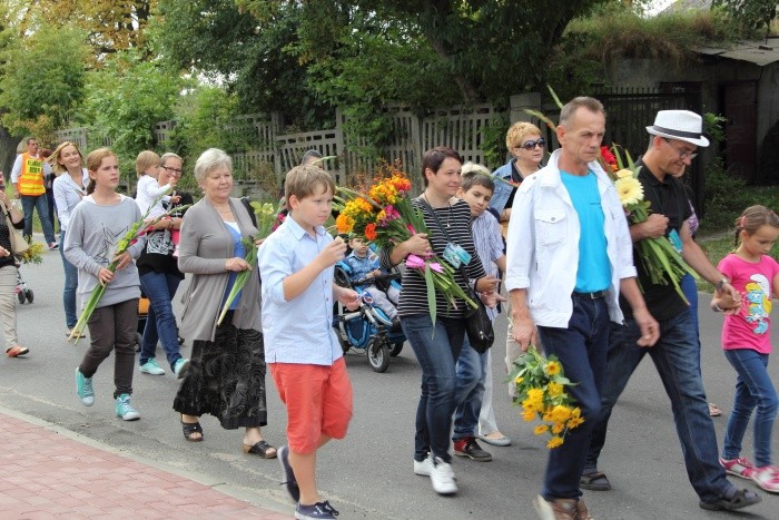 Powitanie pielgrzymów w Głownie