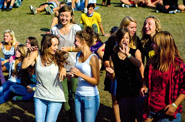  Na festiwal przyjechało prawie 700 młodych ludzi, głównie z północnej z zachodniej Polski