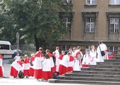 Ministranckie pielgrzymowanie do katedry cz. 1.