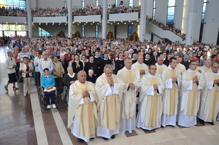 Pielgrzymka do Łagiewnik, Msza św.