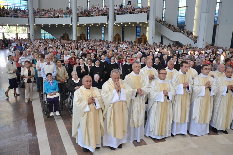 Pielgrzymka do Łagiewnik, Msza św.