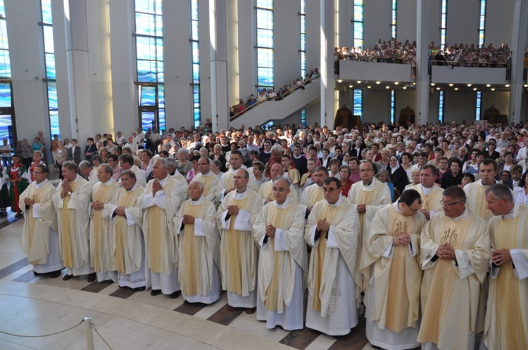 Pielgrzymka do Łagiewnik, Msza św.