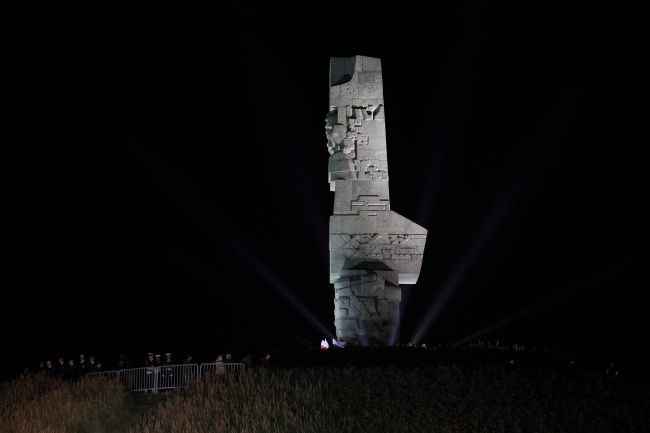 Uroczystości na Westerplatte