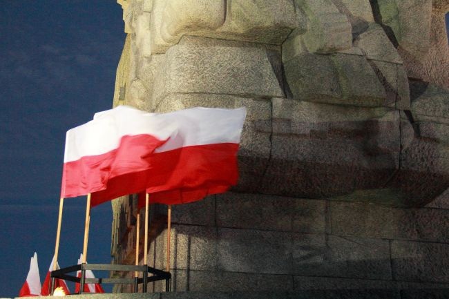 Uroczystości na Westerplatte