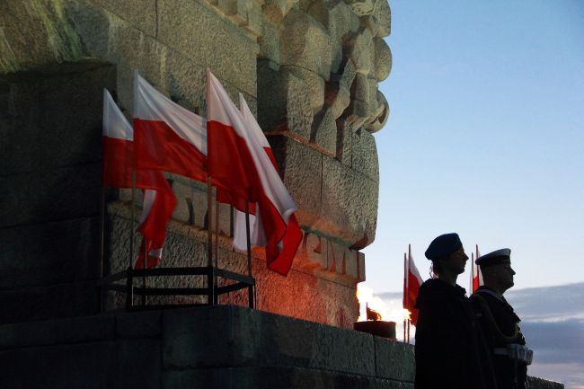 Uroczystości na Westerplatte