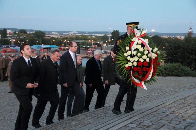 Uroczystości na Westerplatte