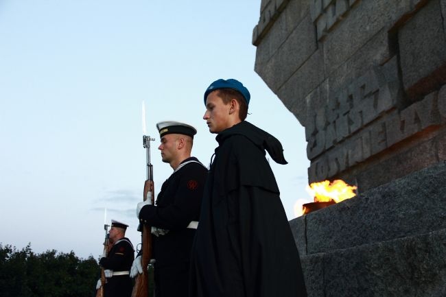 Uroczystości na Westerplatte