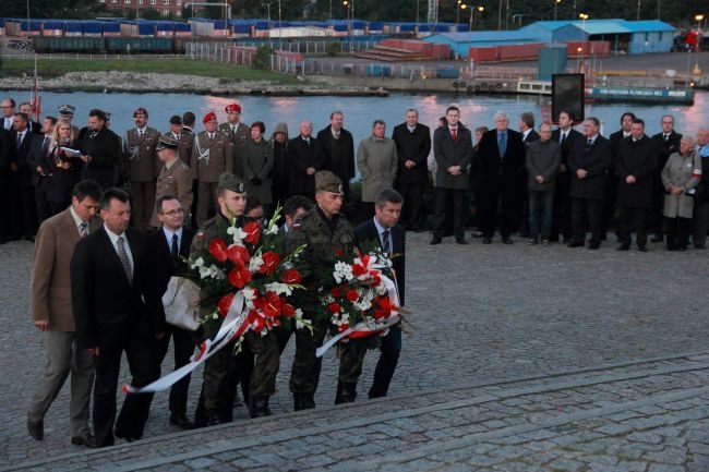 Uroczystości na Westerplatte