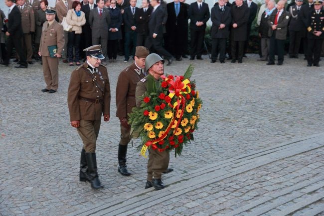 Uroczystości na Westerplatte