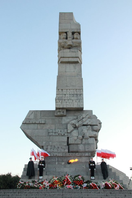 Uroczystości na Westerplatte